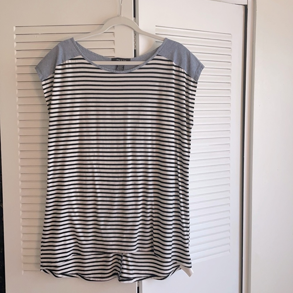 Adele and May Stripped Shirt